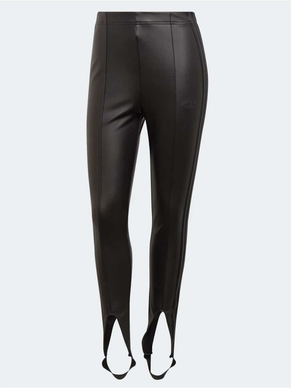 *NWT* ADIDAS Originals Blue Version Women’s Faux Leather Leggings - Size Small - Picture 9 of 10